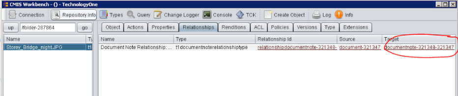 Viewing an attachment removed note in Workbench