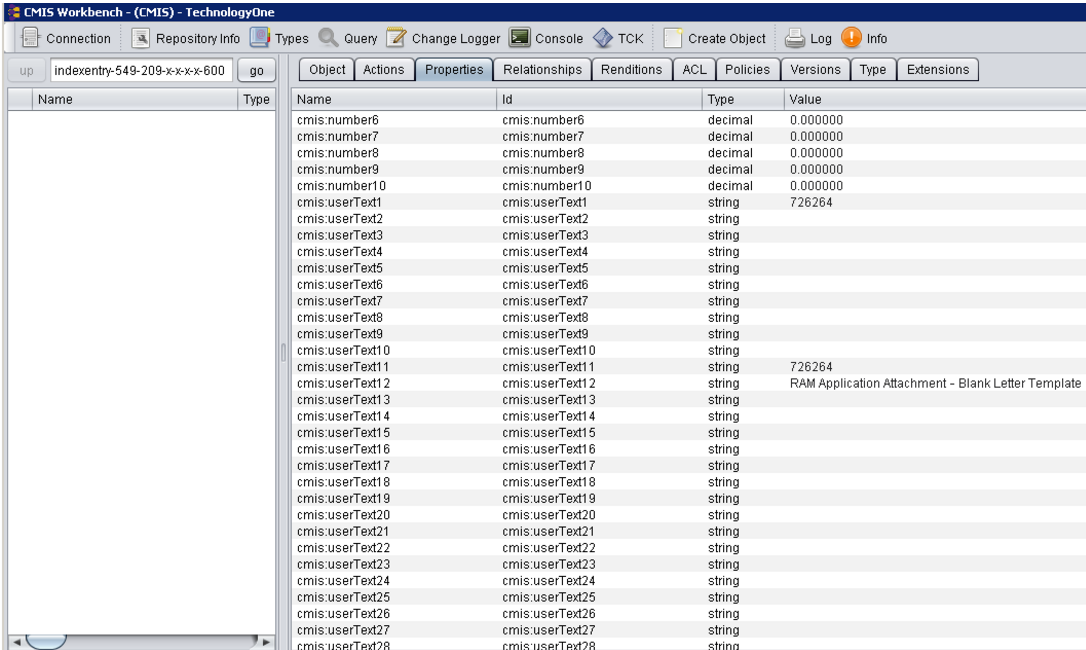 Index entry id explanation